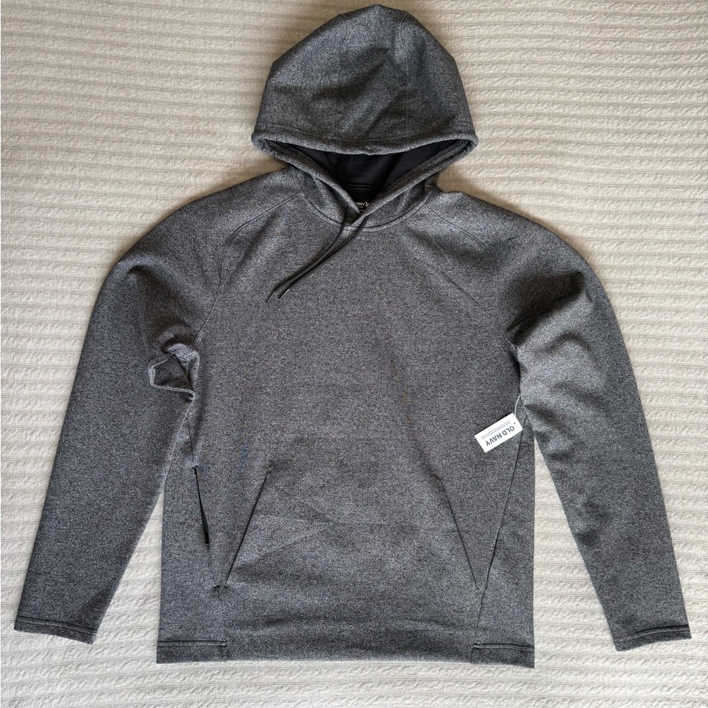 Old Navy Active Dynamic Fleece Hoodie | Men’s Medium | NWT | Gray